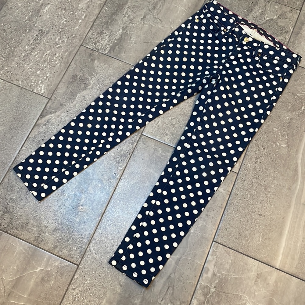 ❤️ Kate Spade Broome Street Skinny Polka Dot jeans